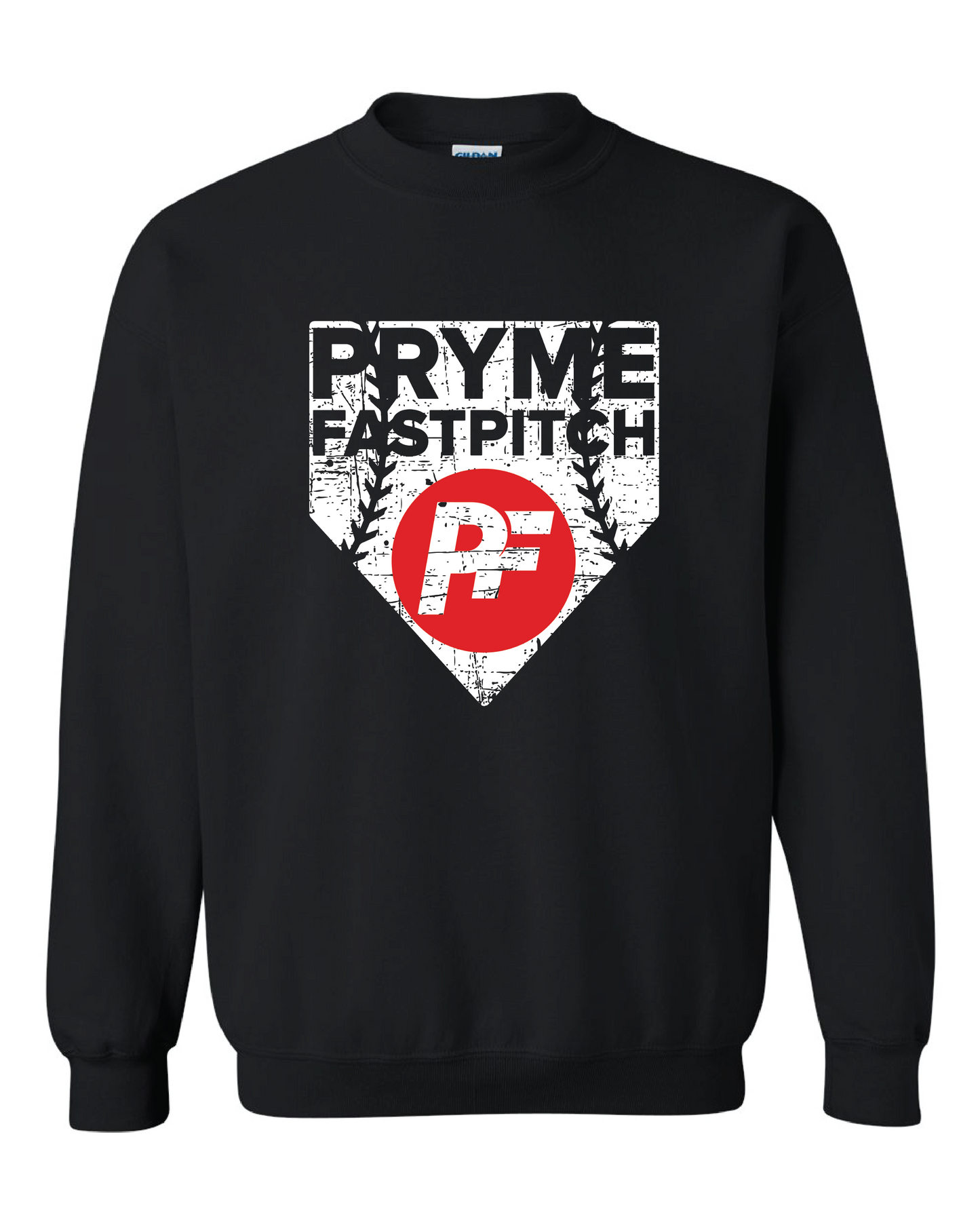 Black Adult PRYME Crewnecks