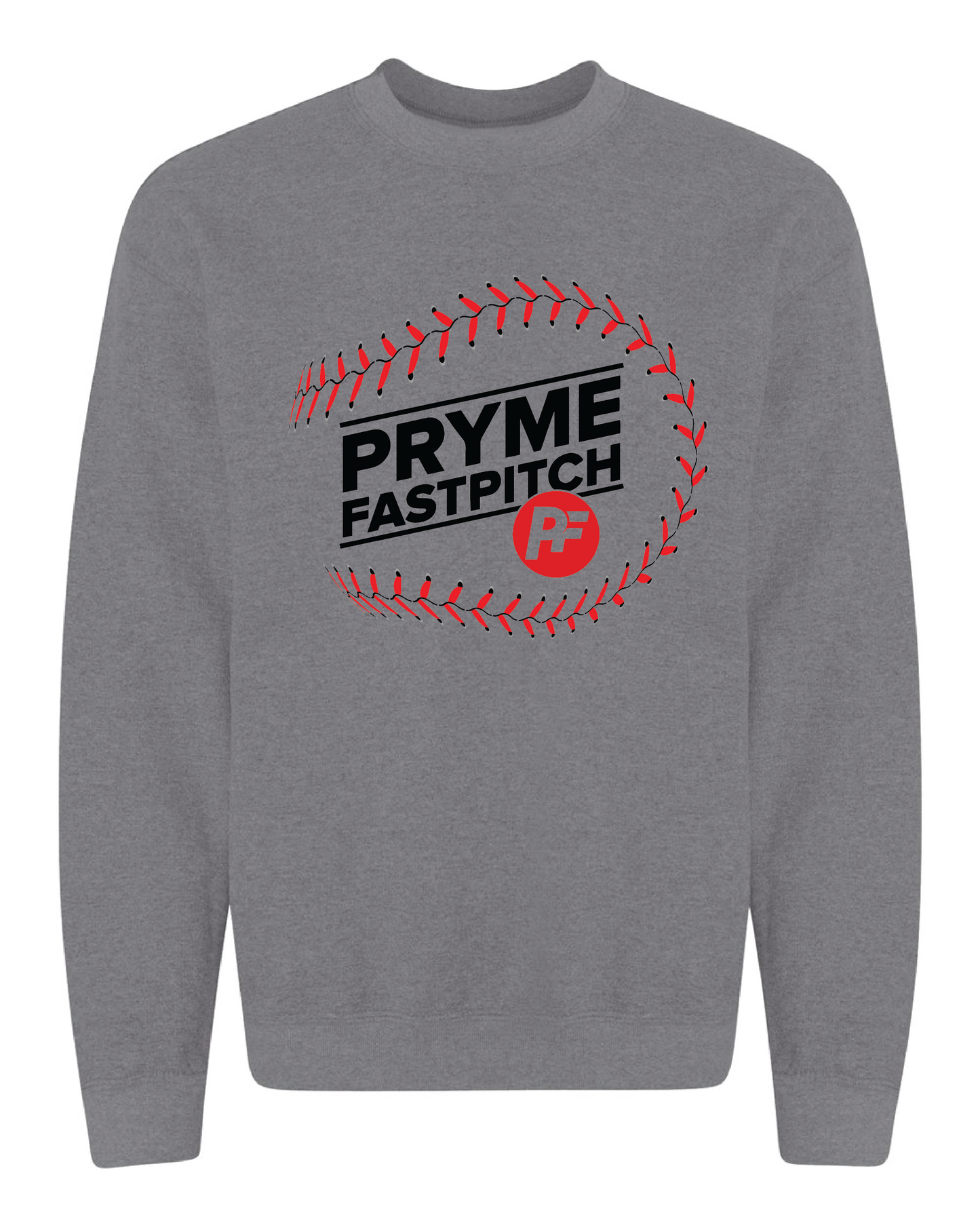 Grey Adult PRYME Crewnecks
