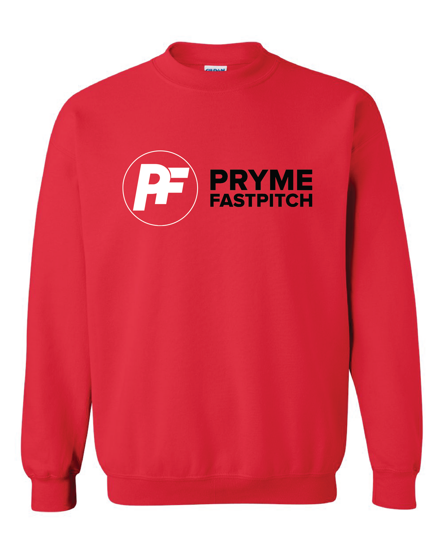 Red Adult PRYME Crewnecks
