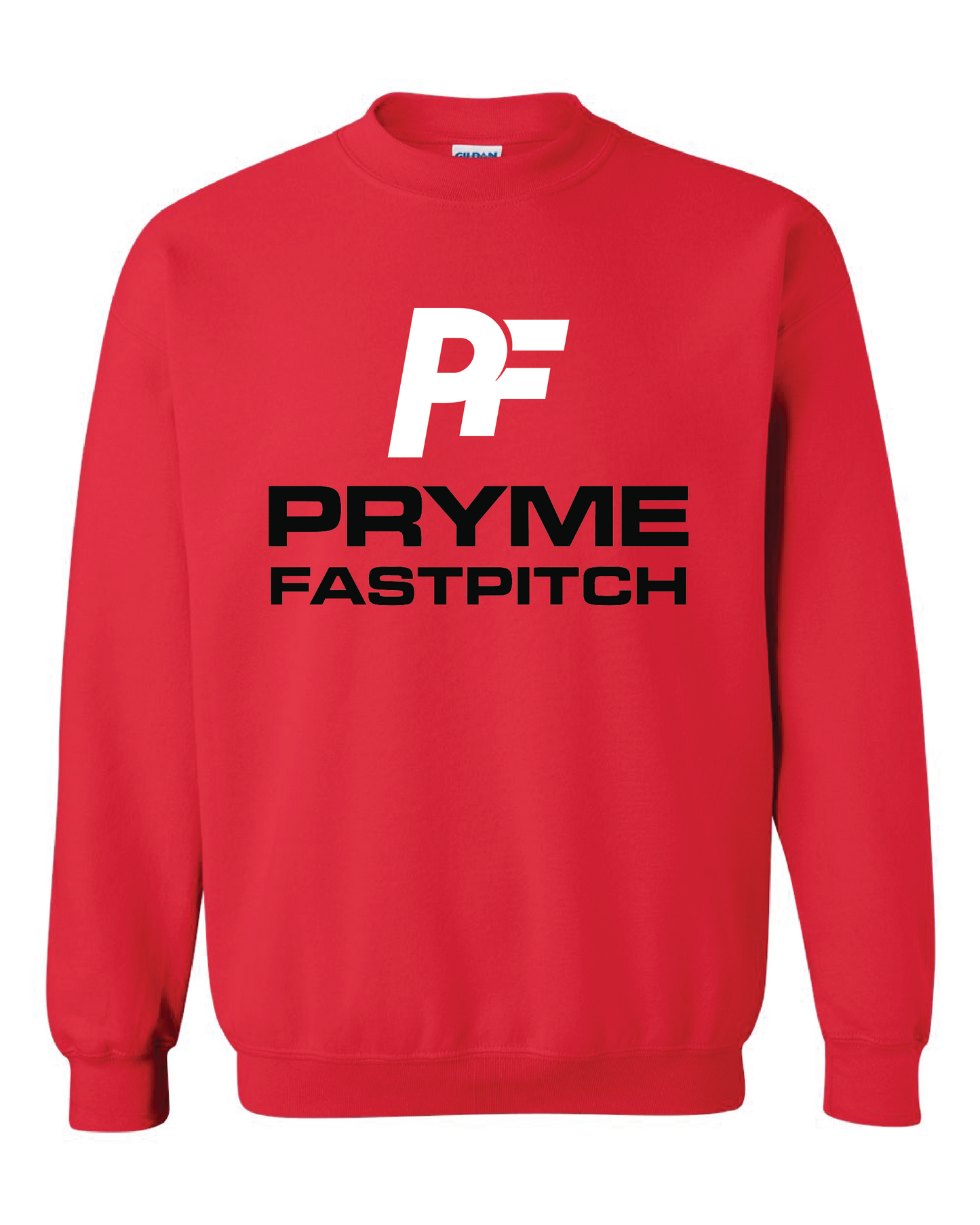 Red Adult PRYME Crewnecks