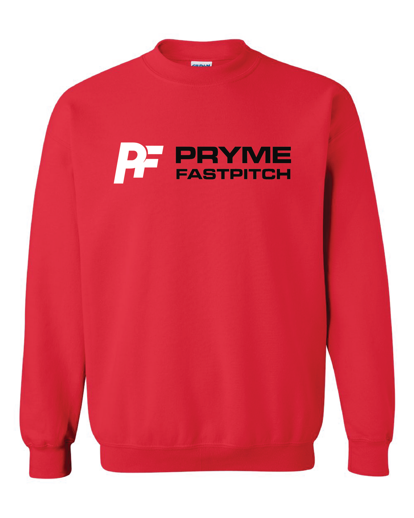 Red Adult PRYME Crewnecks