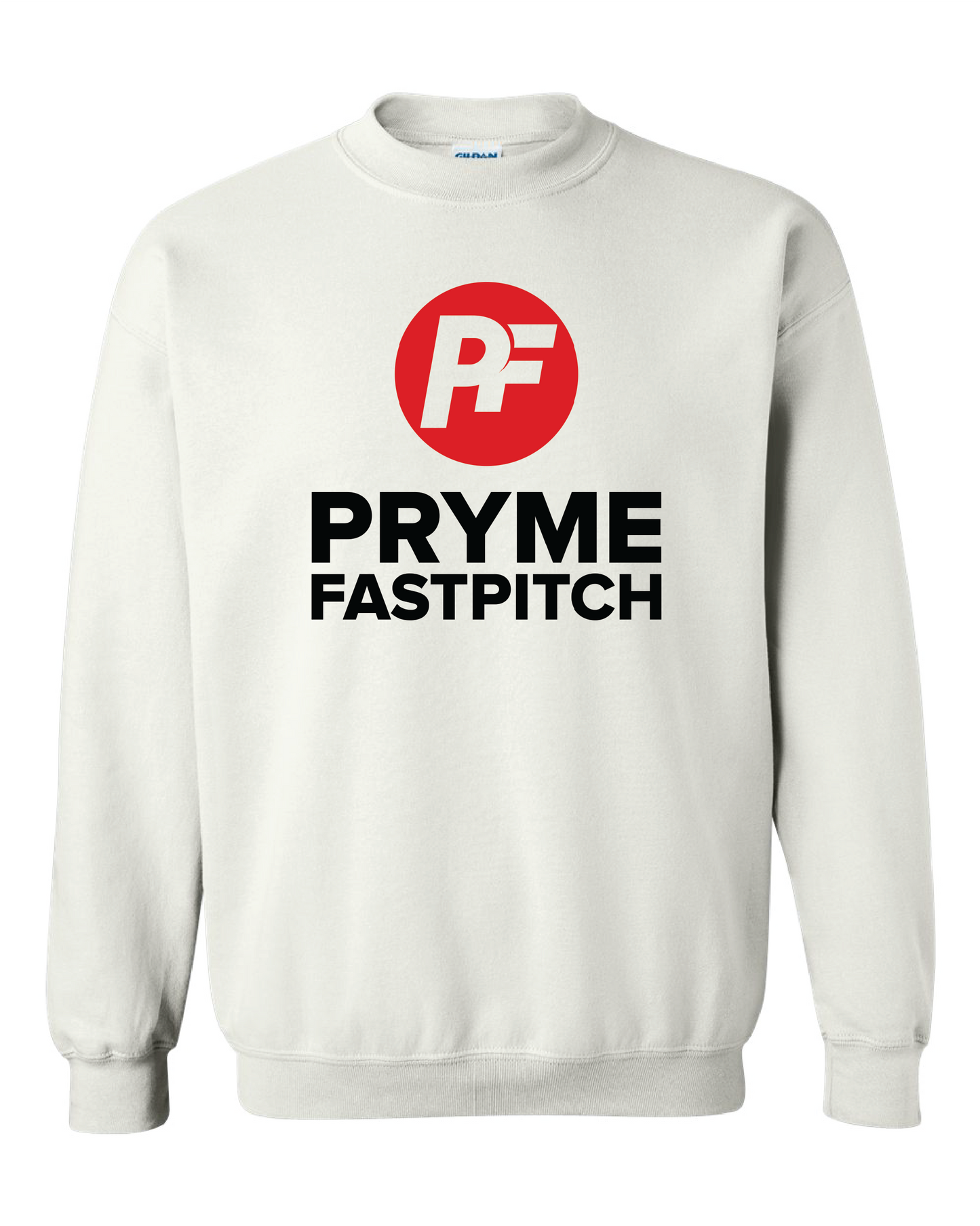 White Adult PRYME Crewnecks
