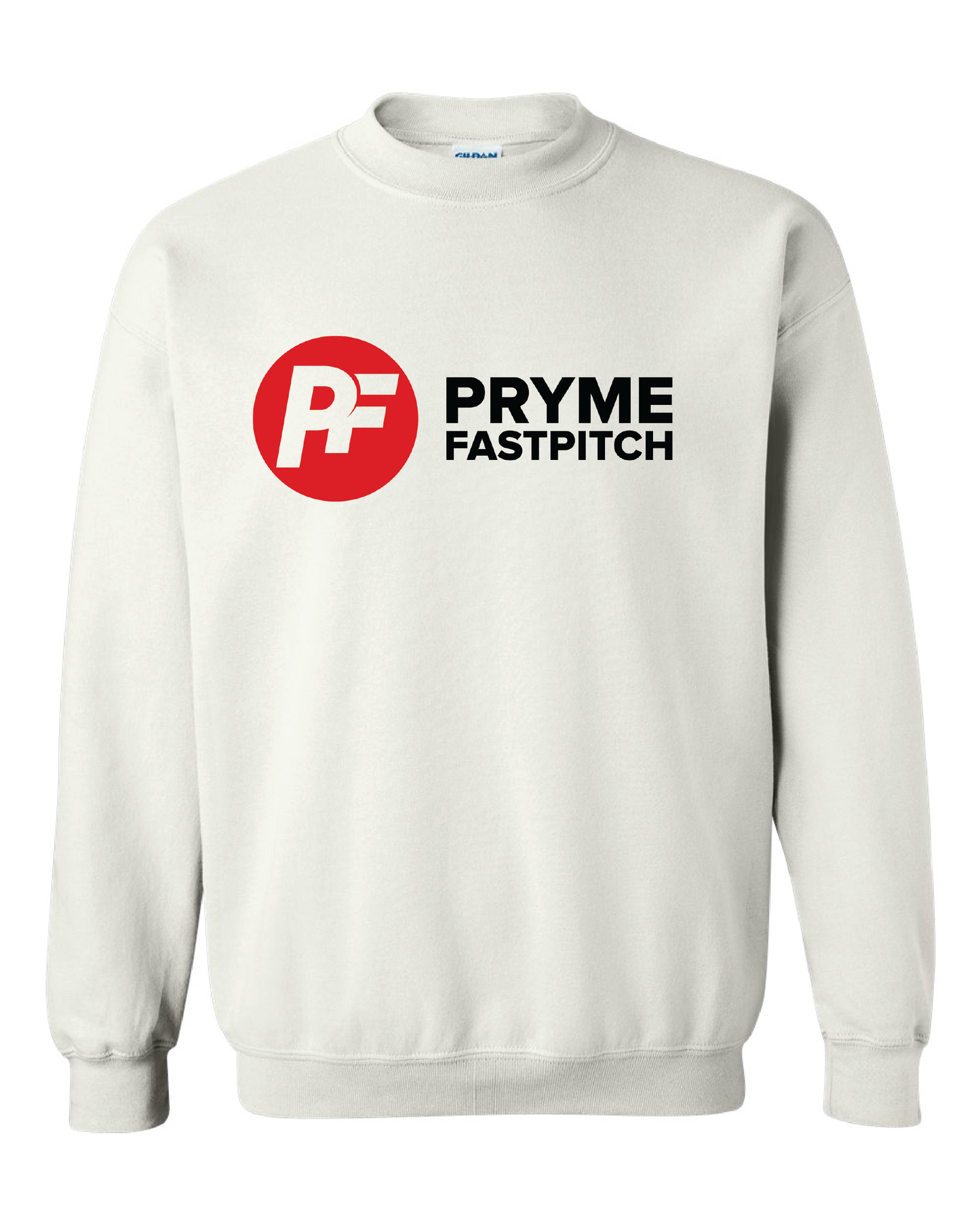 White Adult PRYME Crewnecks