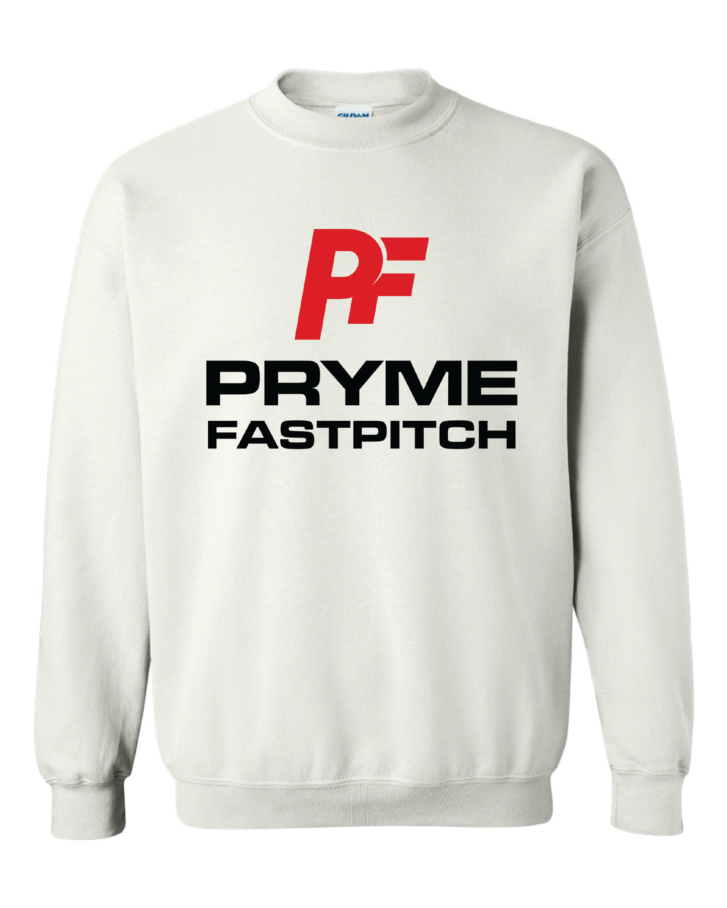 White Adult PRYME Crewnecks