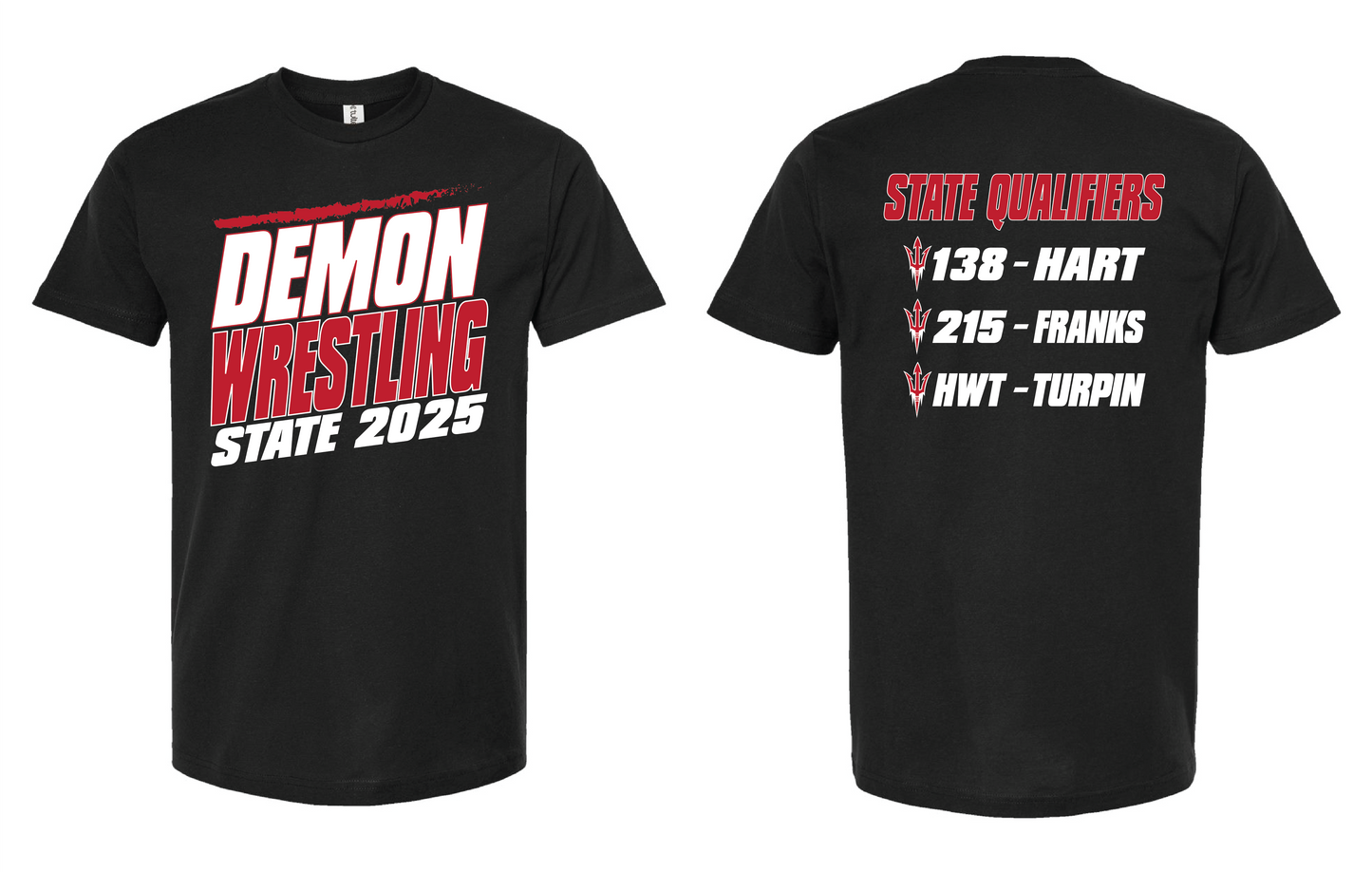 Perkins-Tryon 2025 State Wrestling T-Shirt