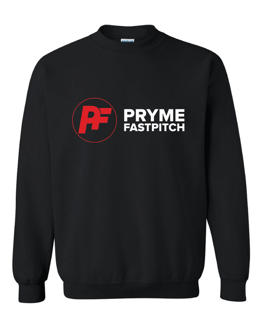 Black Adult PRYME Crewnecks
