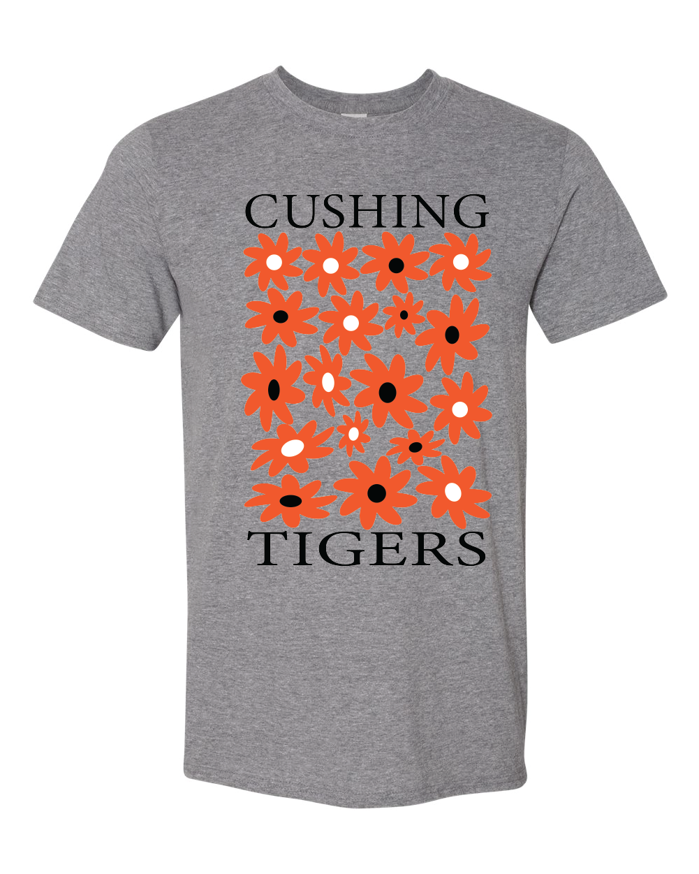 Floral Cushing Tigers