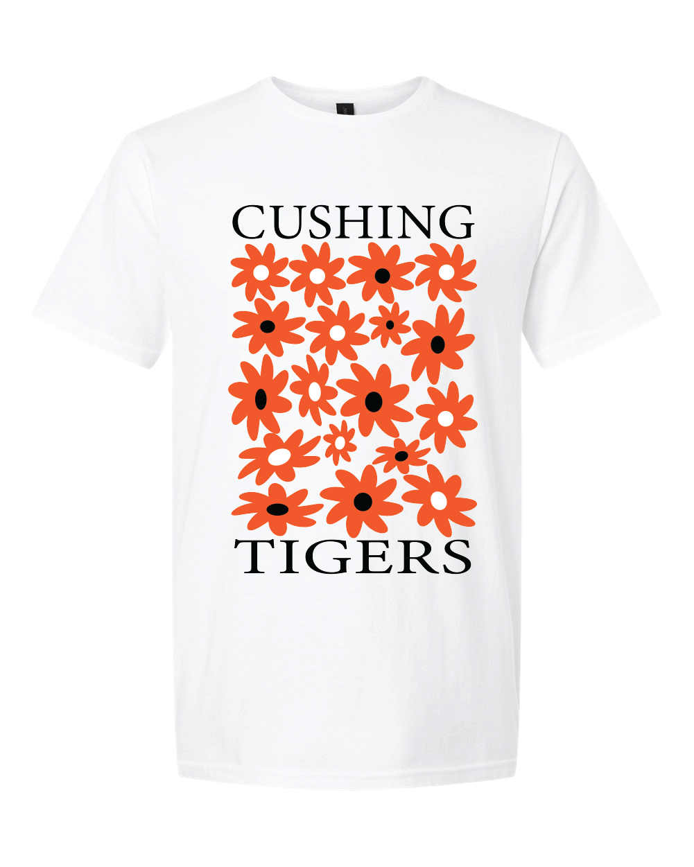 Floral Cushing Tigers