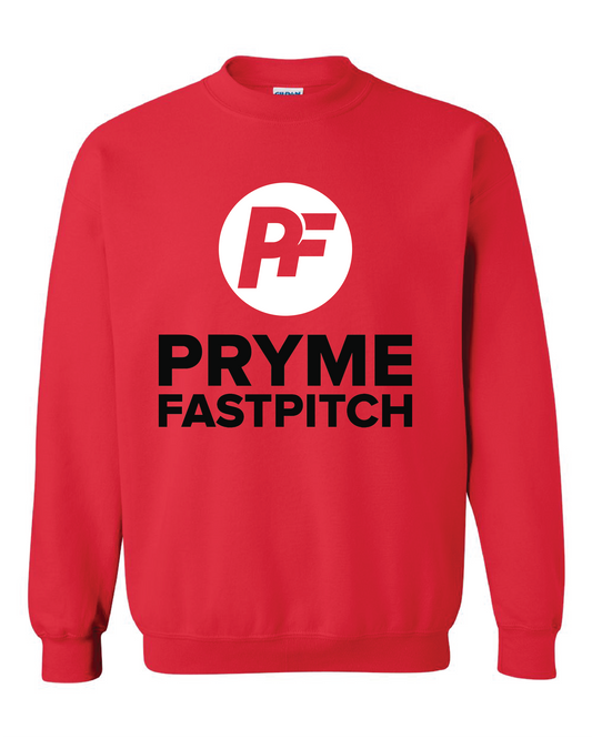 Red Adult PRYME Crewnecks
