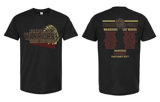 Ripley Warrior Track Roster T-Shirt